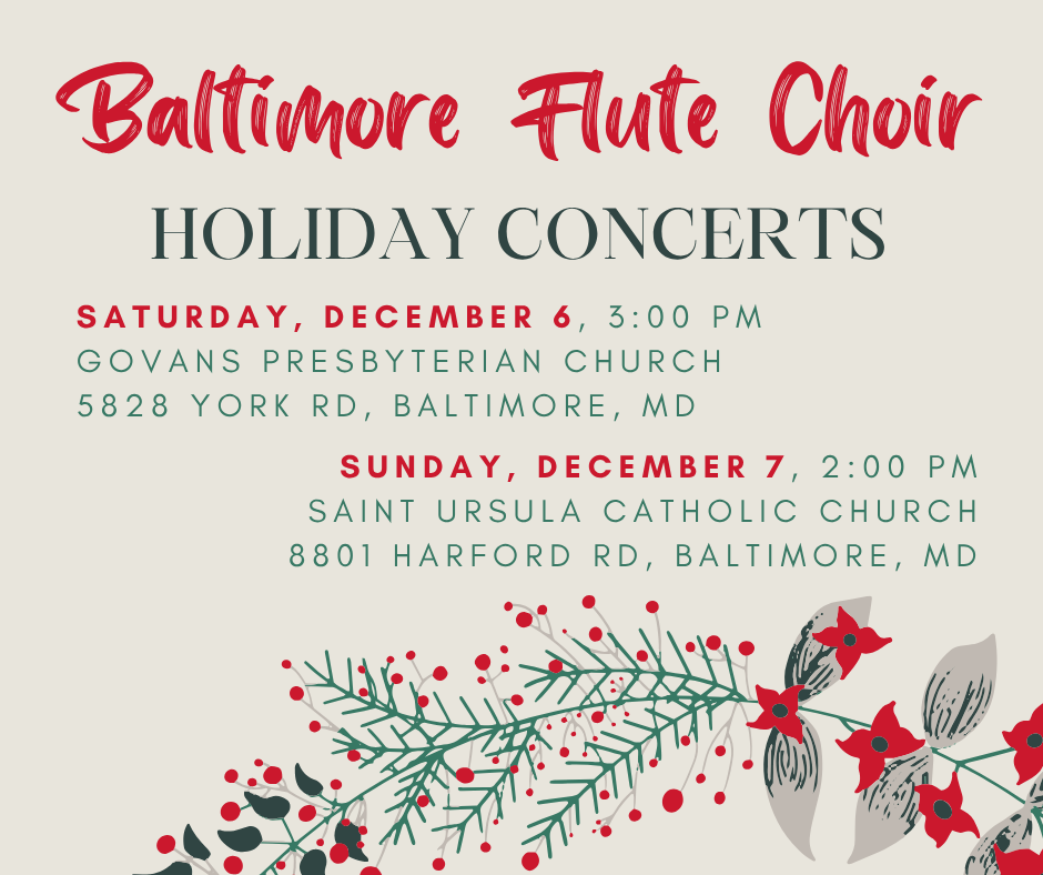 December, 2025 Holiday Concerts